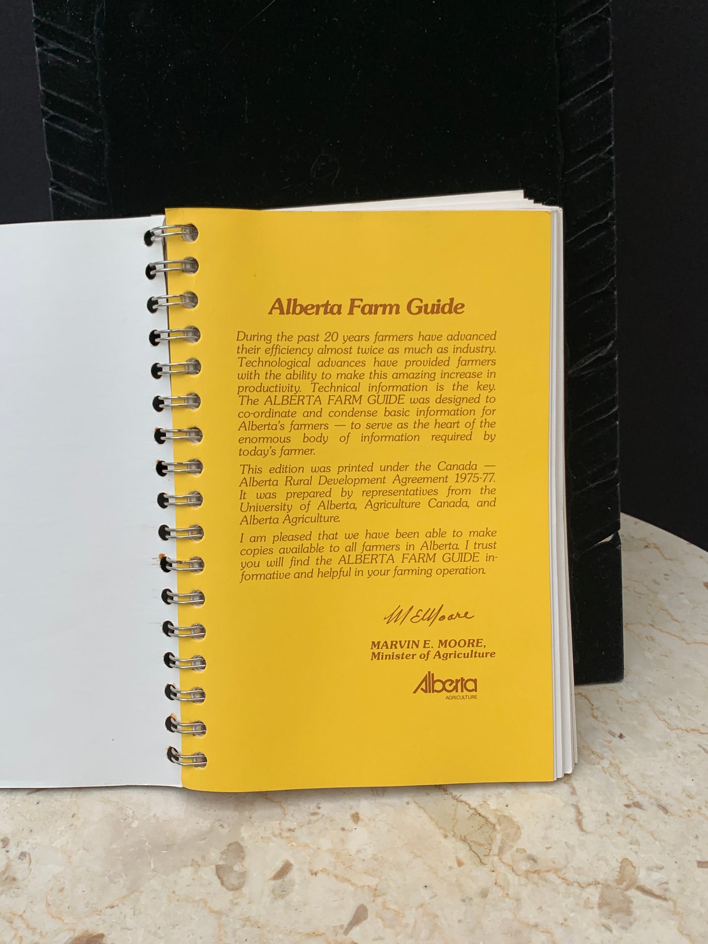 1976 Alberta Farm Guide Vintage Farm Guide