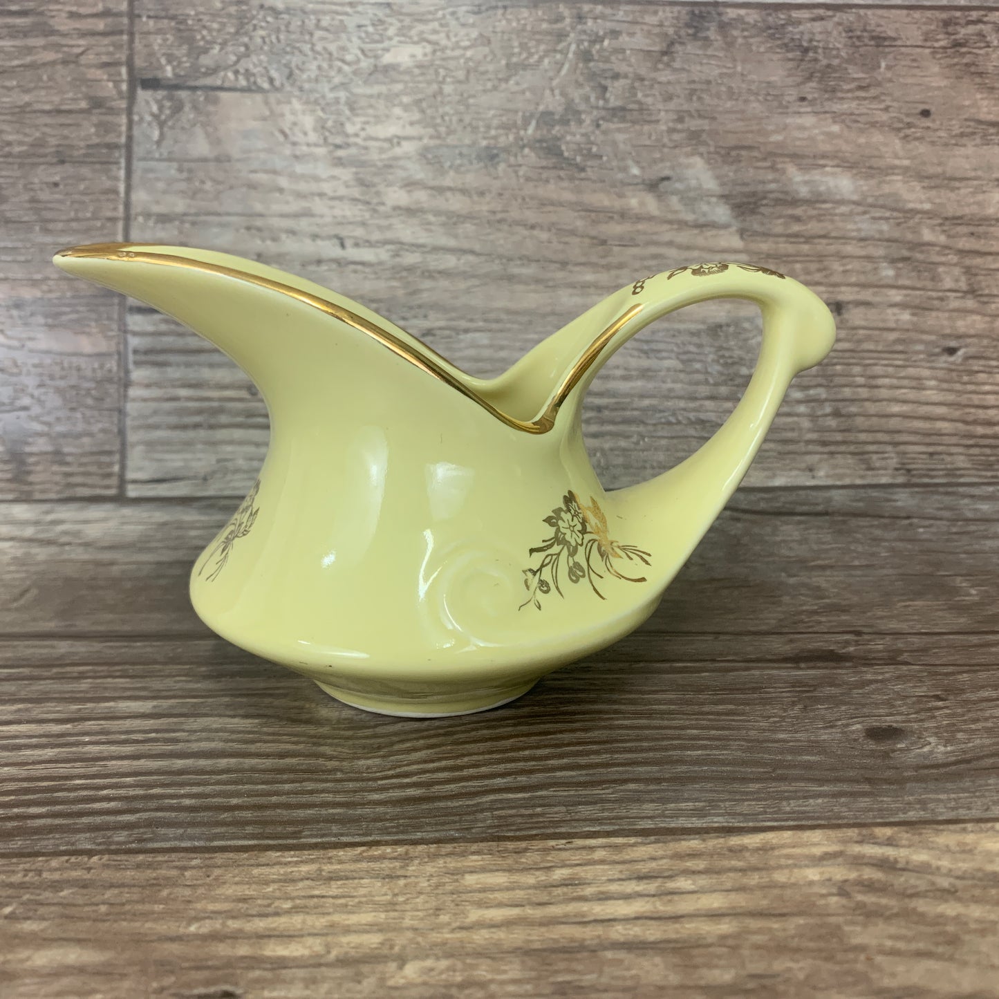 Yellow Tea Set, Vintage Teapot, Creamer, and Sugar Bowl