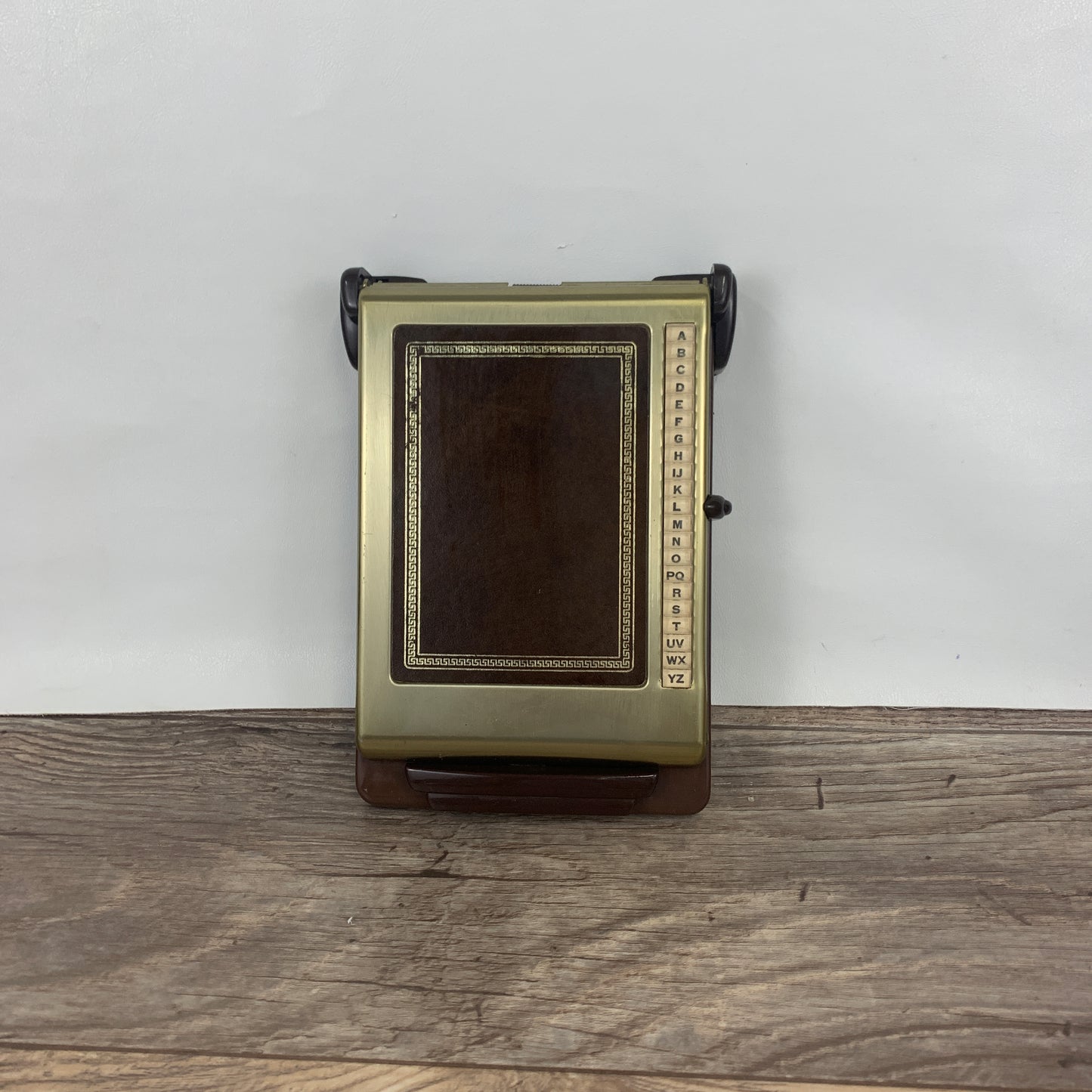 Vintage Desk Address Book, Mechanical Flip Phone Book, Vintage Office Prop