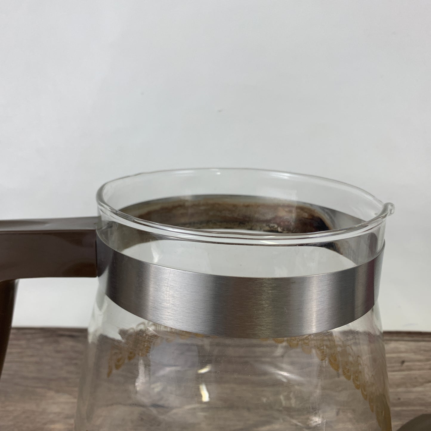 Vintage Glass Coffee Carafe
