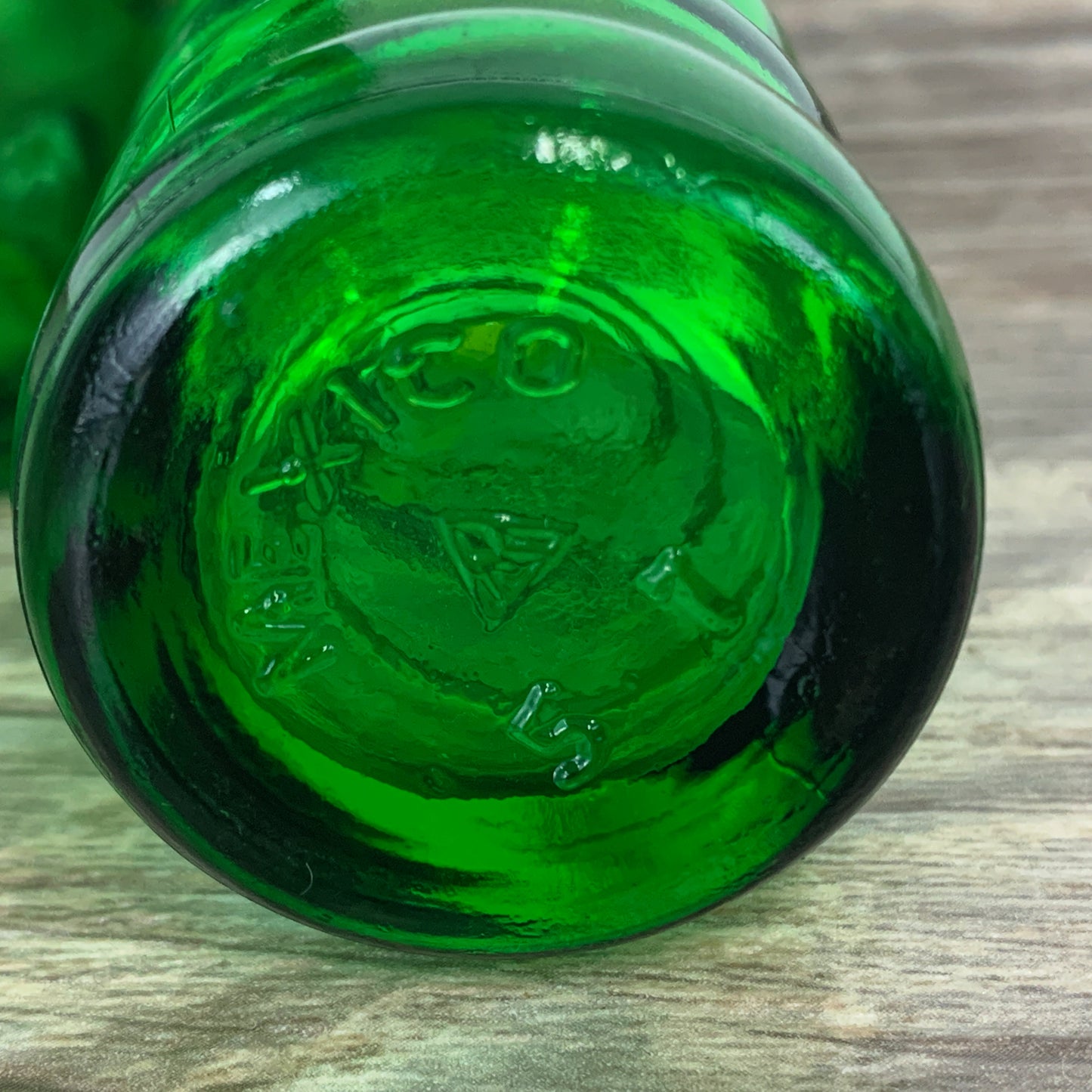 Squirt Pop Bottle Salt and Pepper Shakers, Vintage Green Pop Bottle Salt & Pepper Shakers