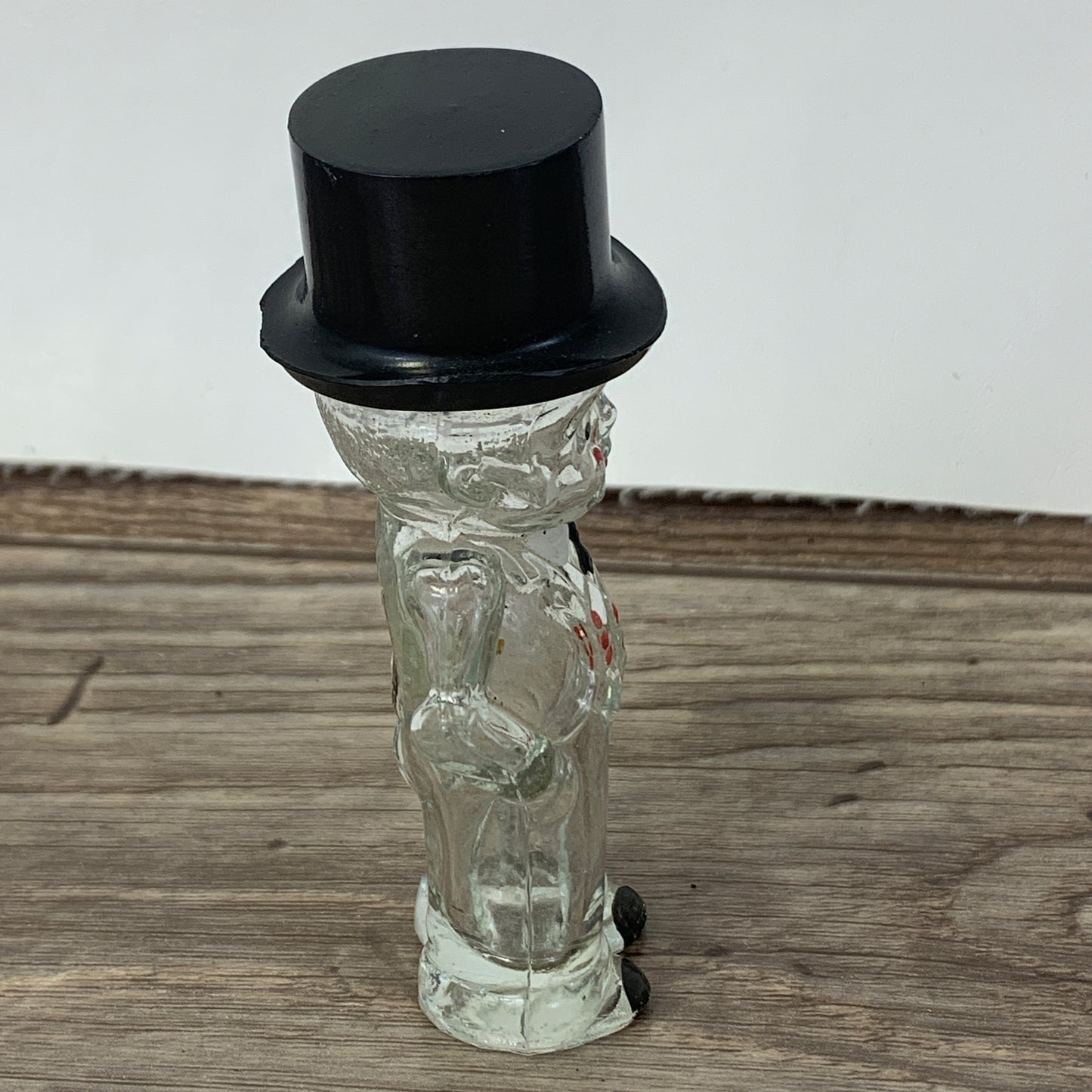 Vintage Perfume Bottle Man Shaped Mini Collectible Bottle