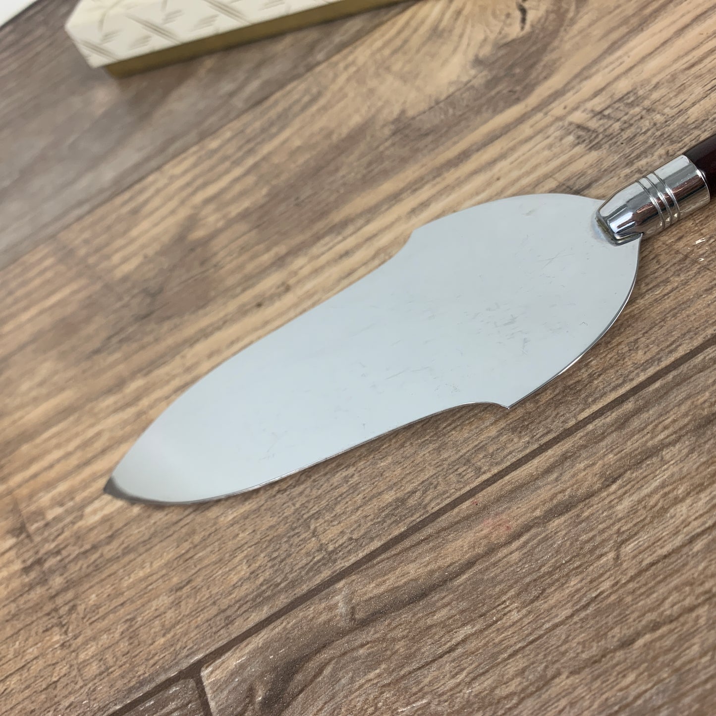 Metal Serving Knife with Decorative Handle, Vintage Cake Server