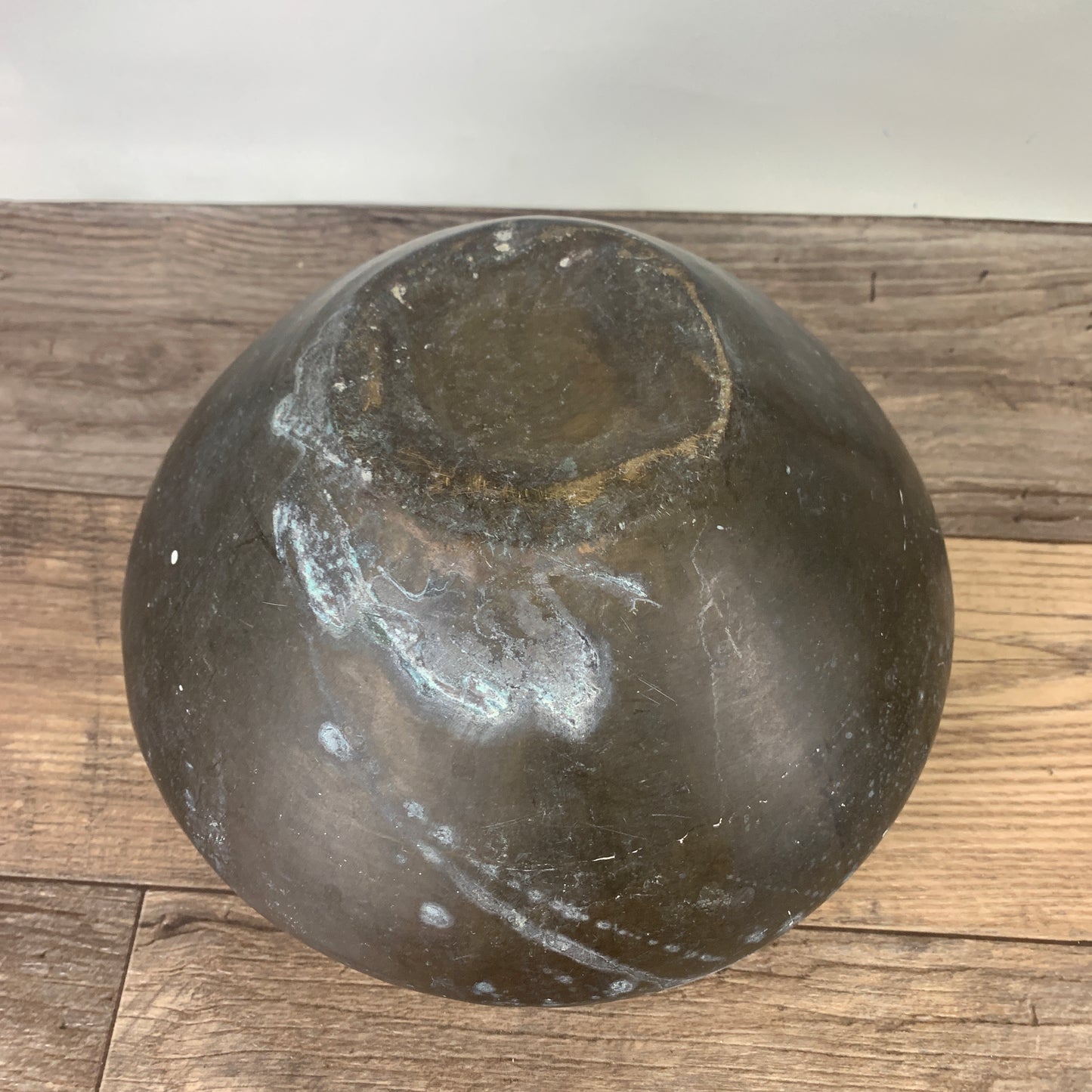 Vintage Primitive Style Metal Planter