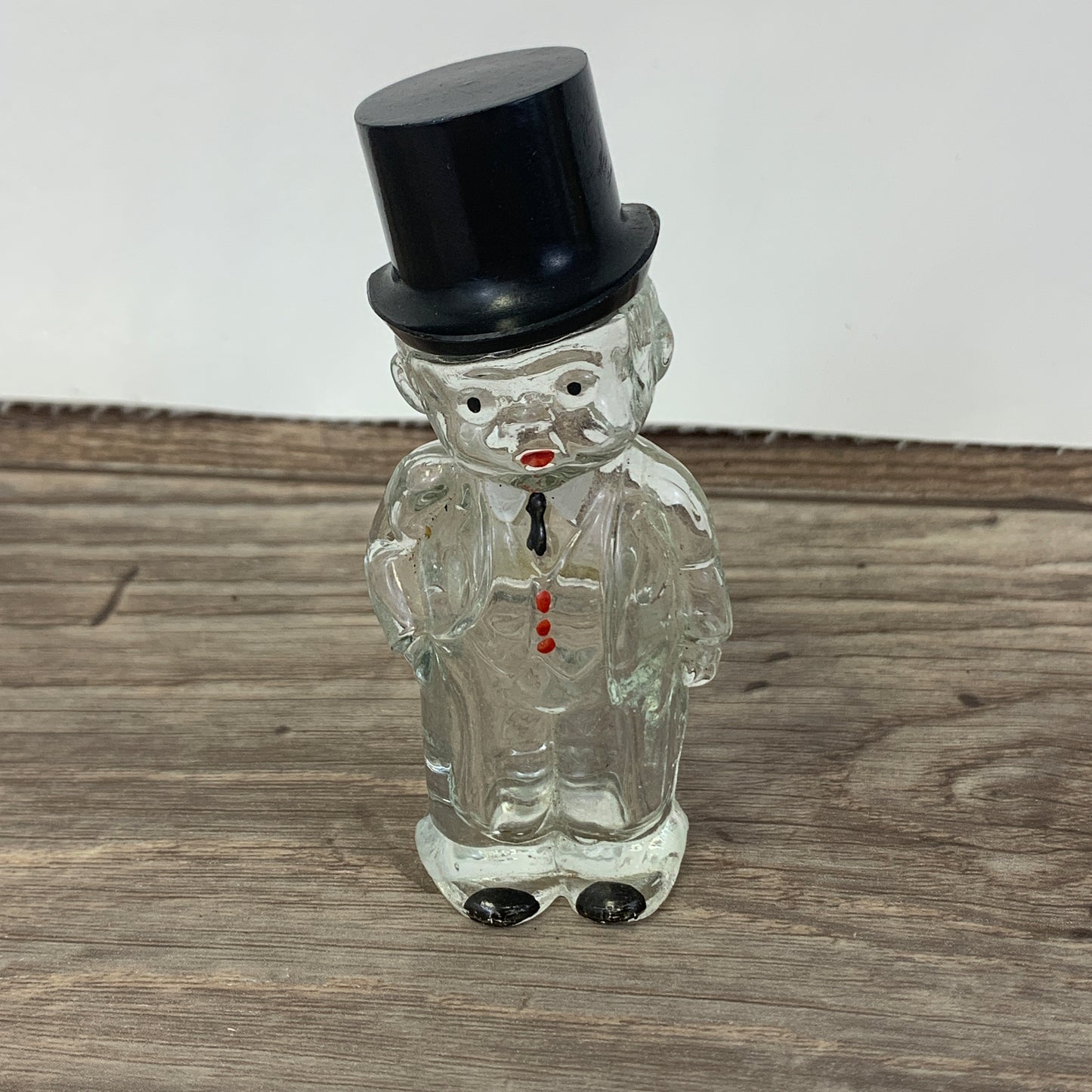Vintage Perfume Bottle Man Shaped Mini Collectible Bottle