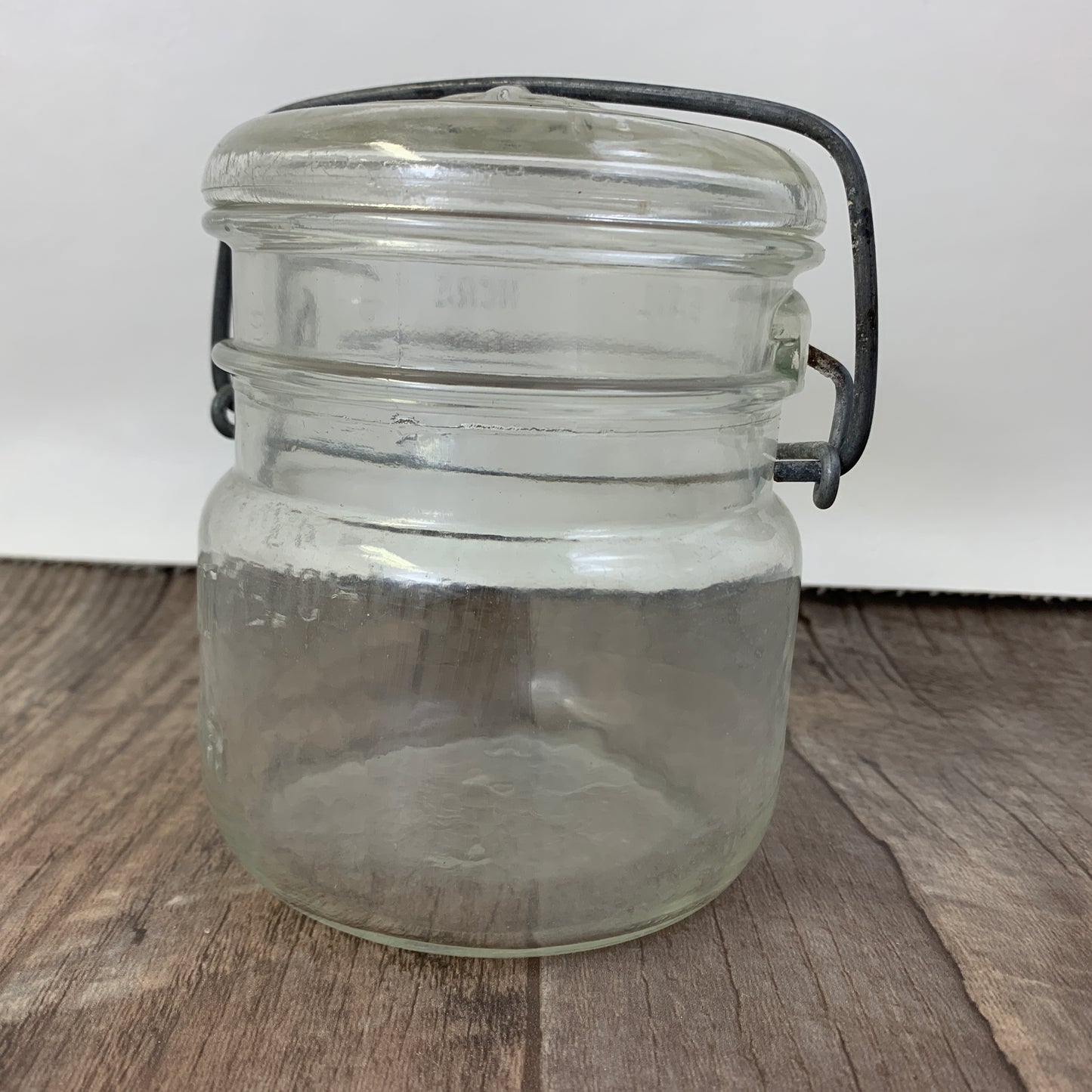 Atlas Swing Top Sealer Jar Antique Farmhouse Canning Jar Wide Mouth Jar