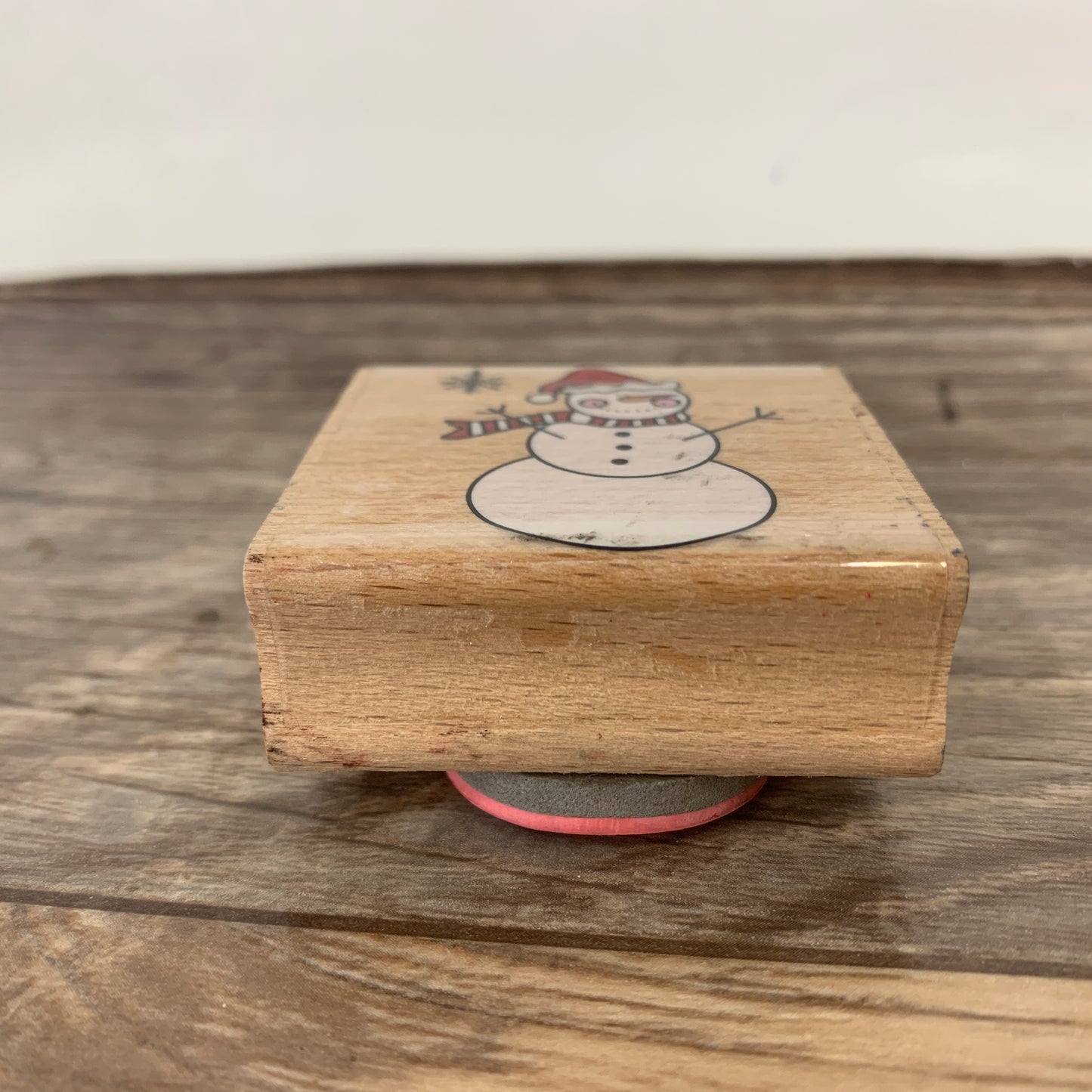 Snowman Rubber Stamp Alison Wong for Studio G