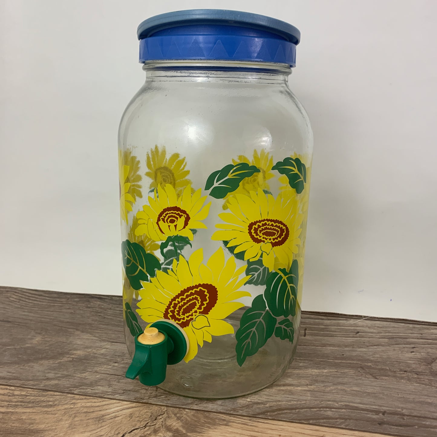 Large Sunflower Juice Jug with Spigot