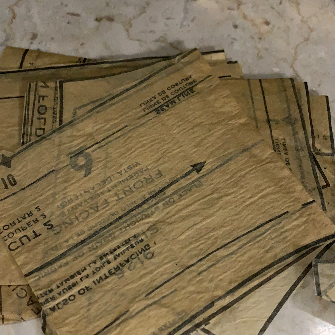 Vintage Mail Order Sewing Pattern Semi Fitted Dress w Neck Scarf