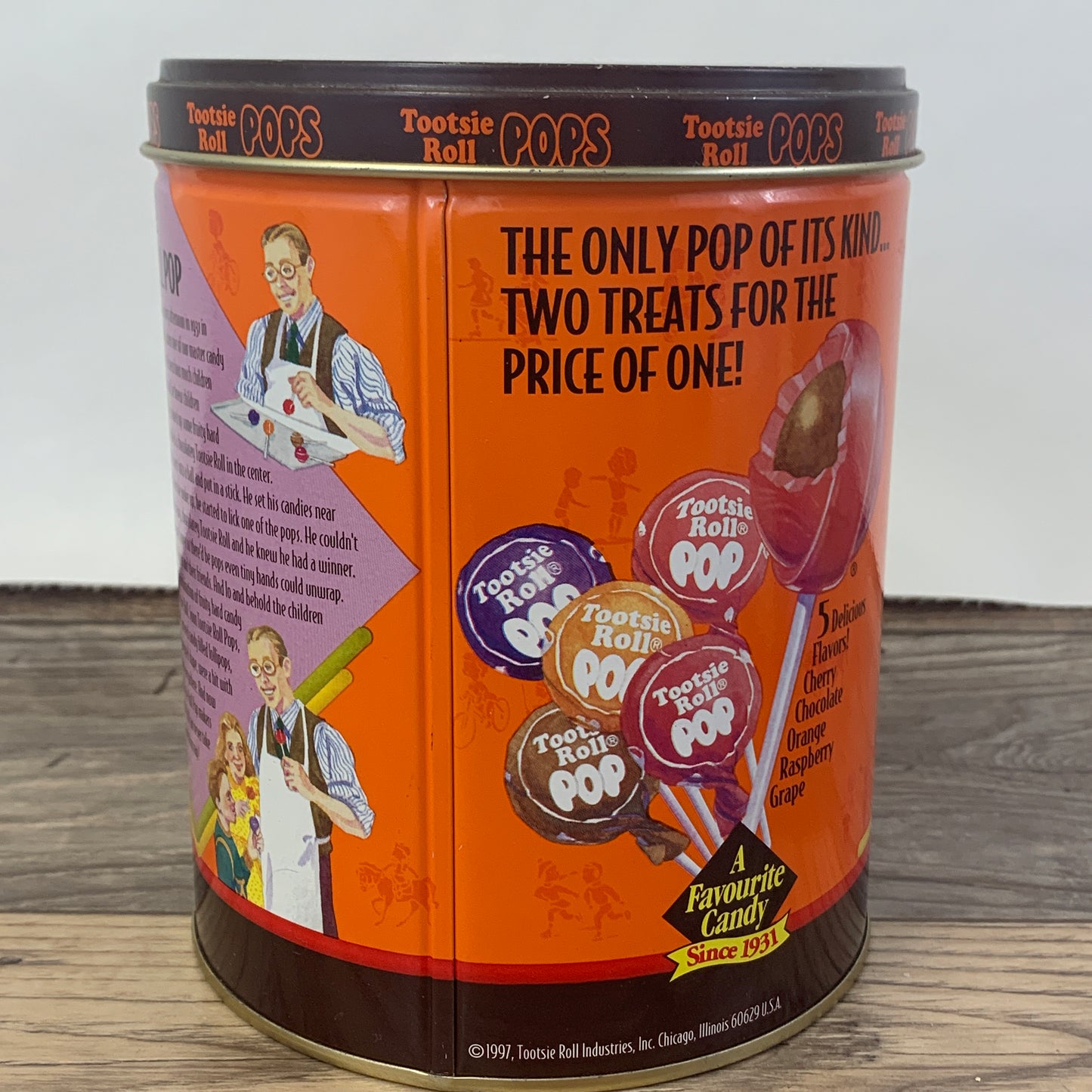 Tootsie Pop Tin 1931 - 1997 Limited Edition Tin 1st of Series
