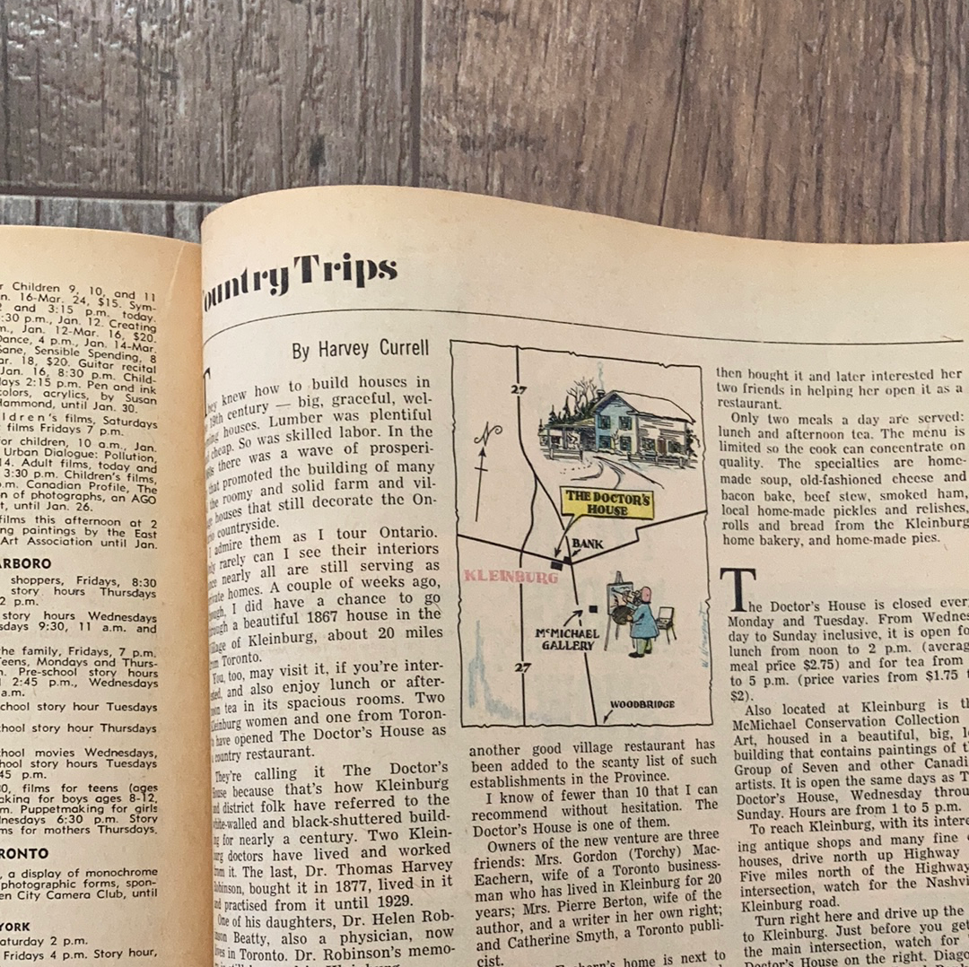 Vintage Toronto Week Magazine January 9 1971