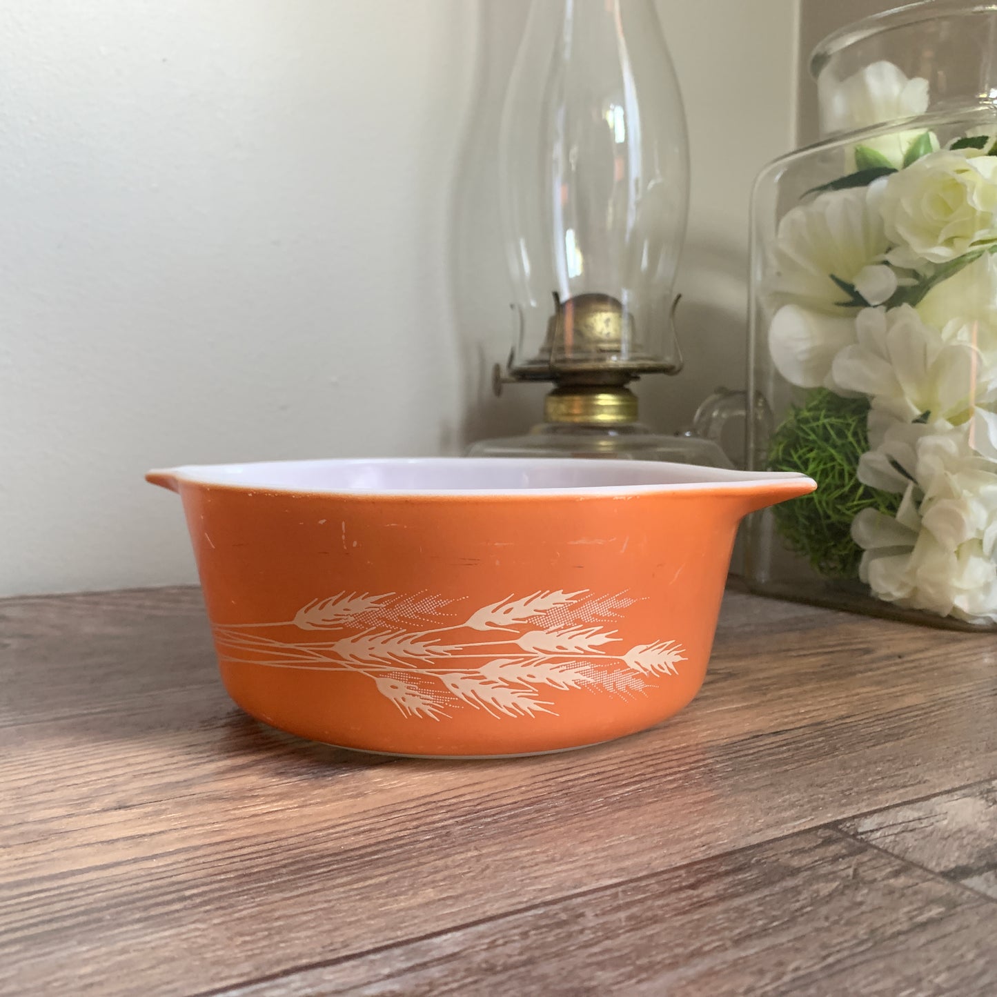 Pyrex Autumn Harvest 472 Cinderella Casserole Dish no Lid