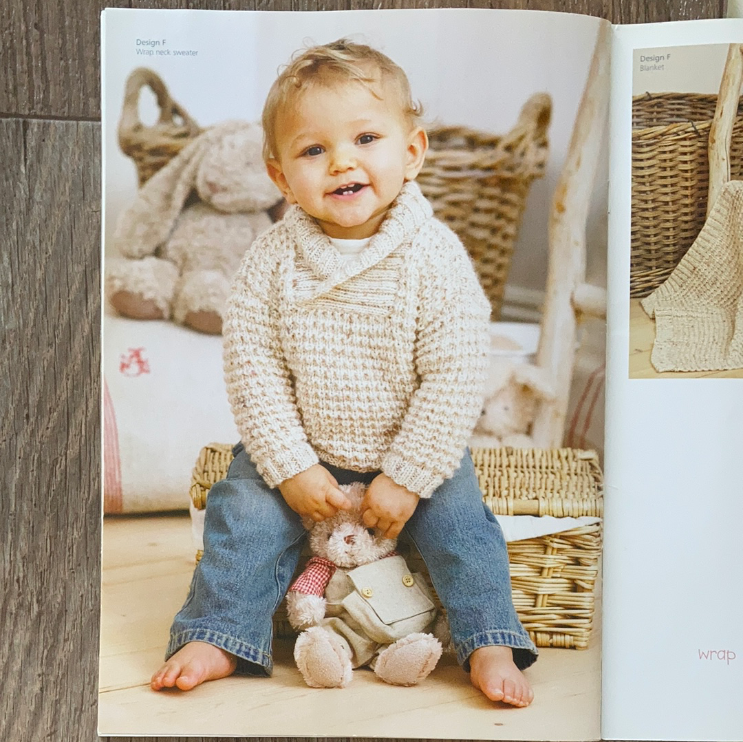 Unisex Sweaters Cardigans Hats in Snuggly DK for Babies to 7 years by Sirdar UK