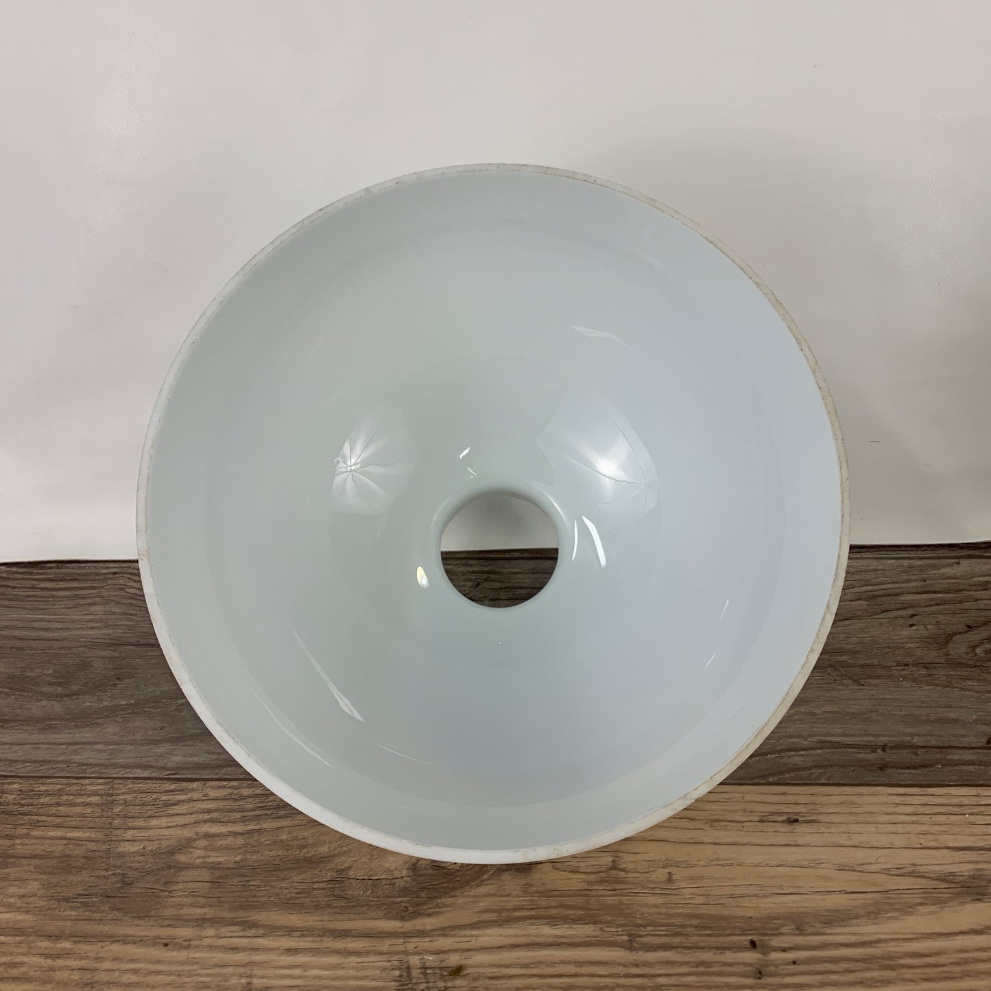 Milk Glass Pendant Shade, Dome Shaped Milk Glass Light Cover