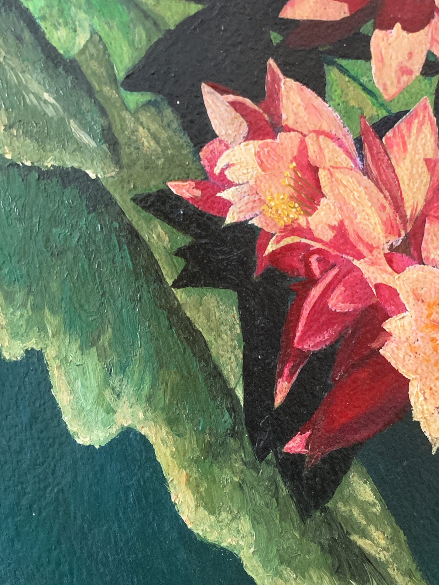 Acrylic on Board Floral