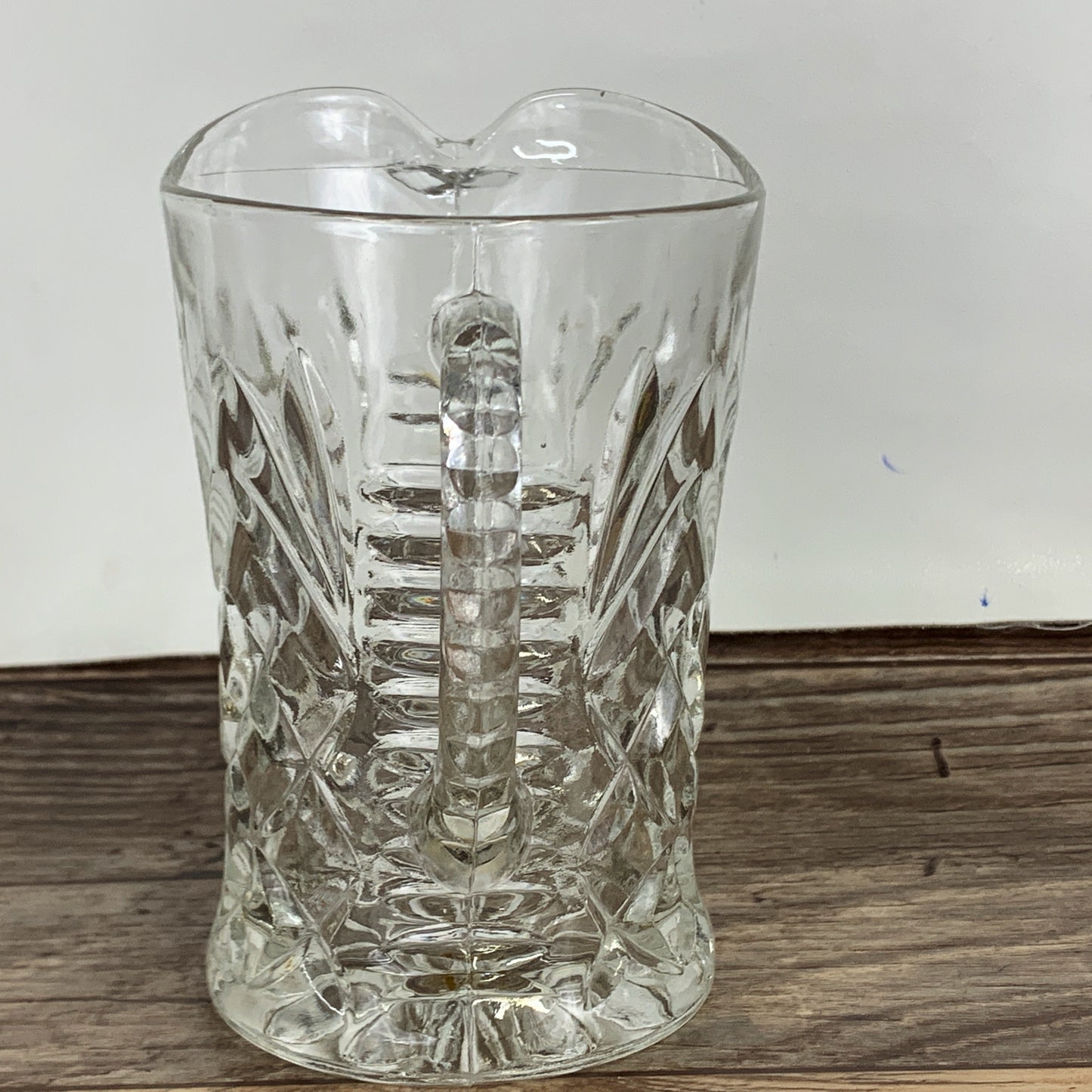 Clear Pressed Glass Small Pitcher
