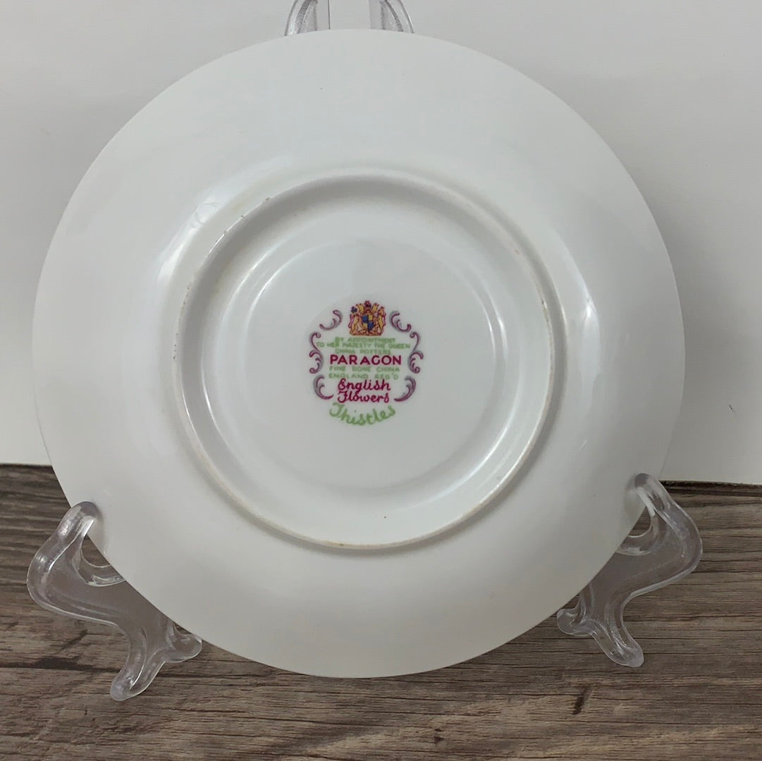 Vintage Paragon English Flowers Series, Thistles Vintage Teacup