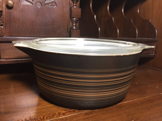 Pyrex Terra with Clear Lid, Vintage Pyrex 475 Vintage Casserole Dish, Pyrex Tableware, Pyrex Oven to Tableware
