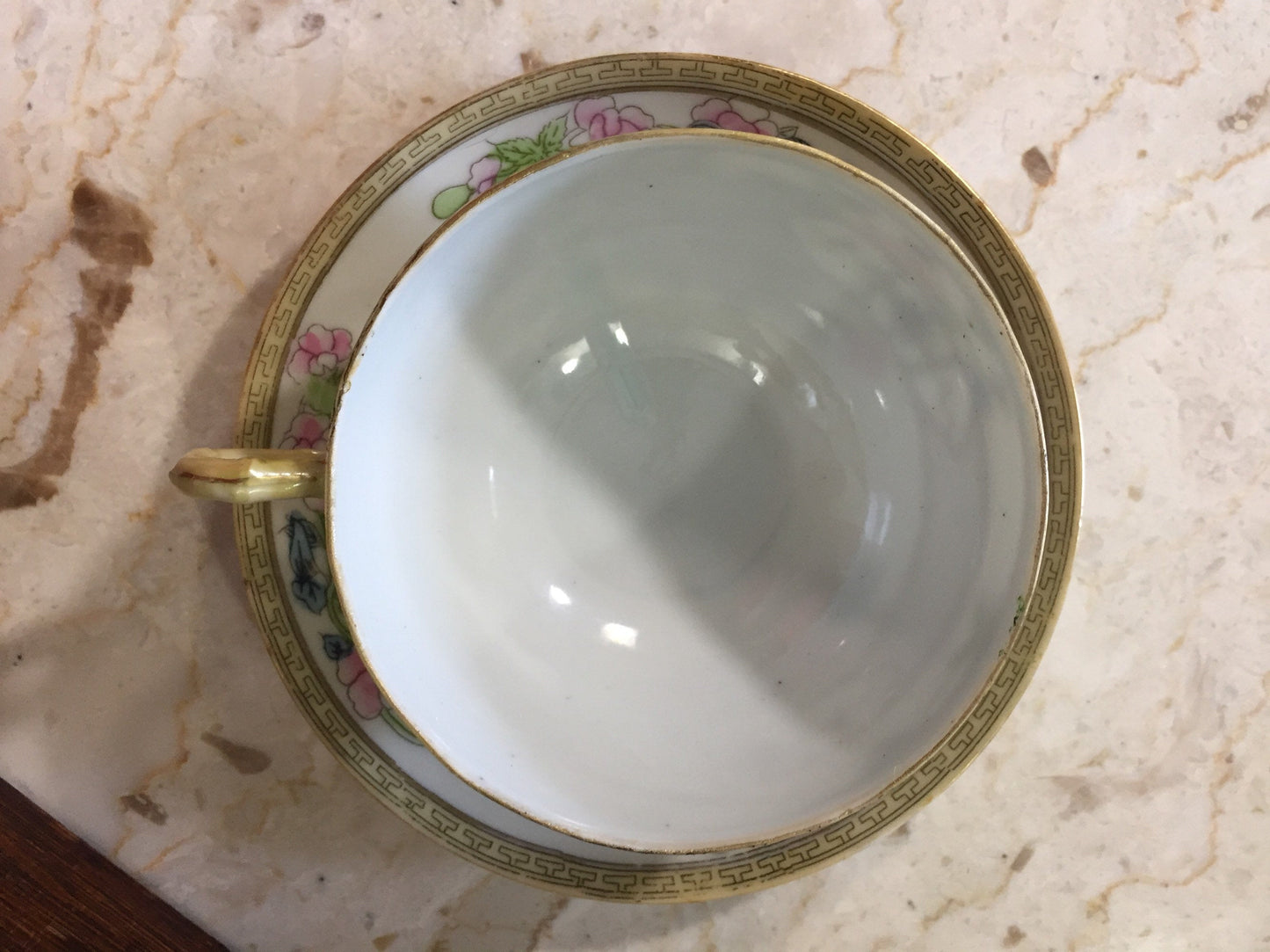 Japanese Garden Hand Painted Teacup