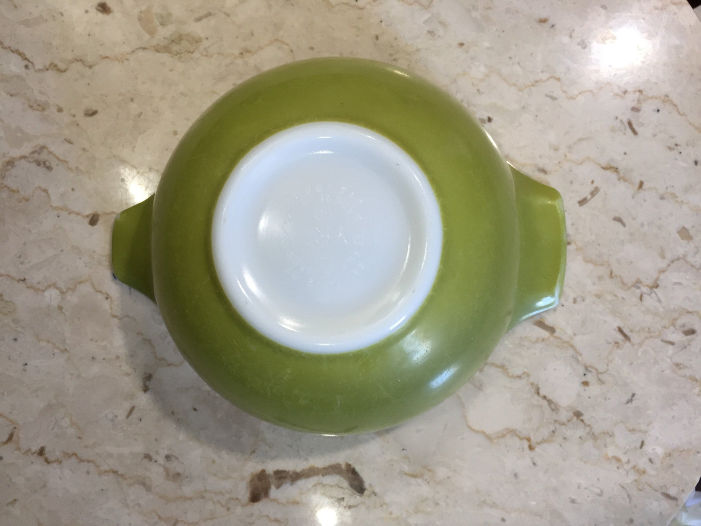Vintage Pyrex Avocado Green Mixing Bowl 442 - Pyrex Vintage Mixing Bowls - Pyrex Cinderella Bowl 442 - Pyrex Mixing Bowl - Green Bowl