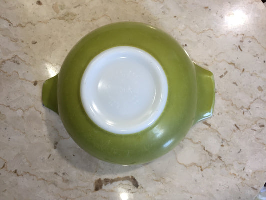 Vintage Pyrex Avocado Green Mixing Bowl 442 - Pyrex Vintage Mixing Bowls - Pyrex Cinderella Bowl 442 - Pyrex Mixing Bowl - Green Bowl