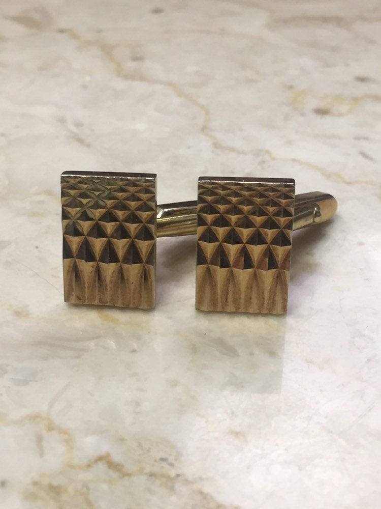 Vintage Goldtone Cufflinks-Vintage Cufflinks