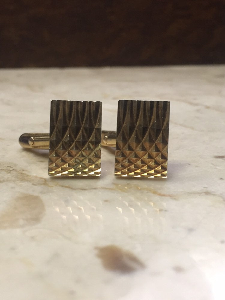 Vintage Goldtone Cufflinks-Vintage Cufflinks