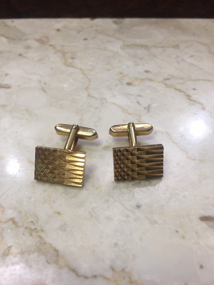 Vintage Goldtone Cufflinks-Vintage Cufflinks