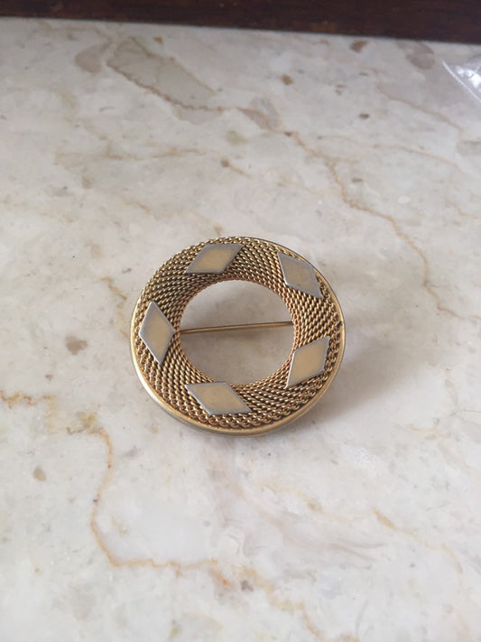 Vintage Kramer Pin-Vintage Pin-Kramer Brooch-Kramer Broach-Vintage Designer Pin-Gold Kramer Brooch