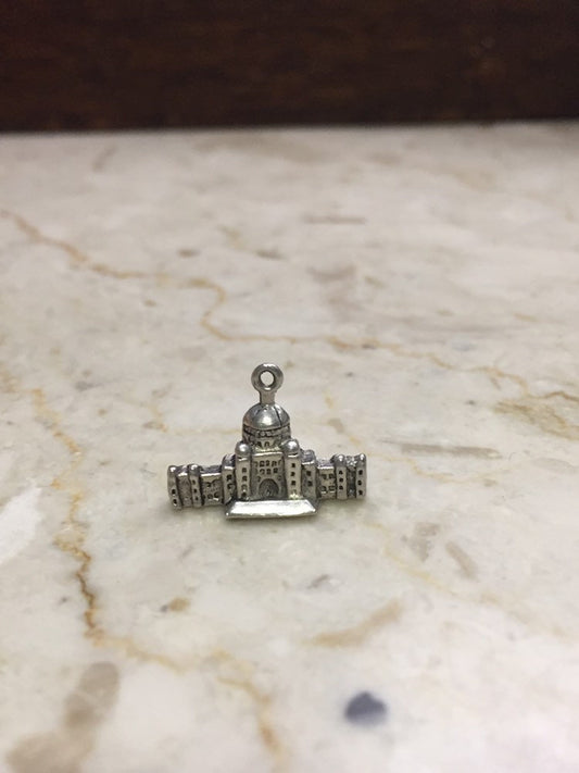 Vintage Parliament Building 3D Charm Bracelet Charm-Vintage Sterling Silver Charm-Vintage Travel Charm for Bracelet-Vintage Charms