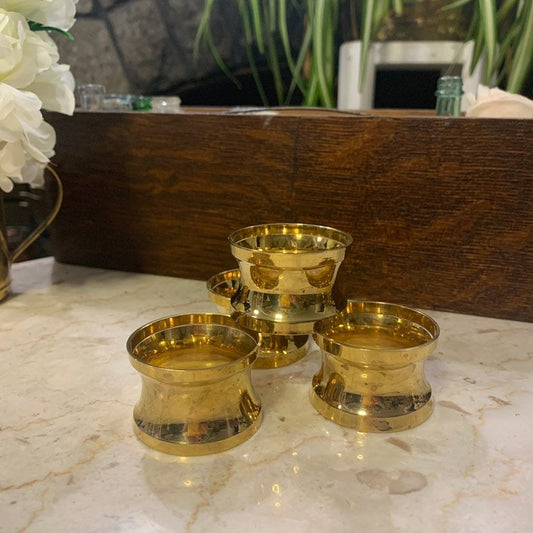 Vintage Brass Napkin Rings