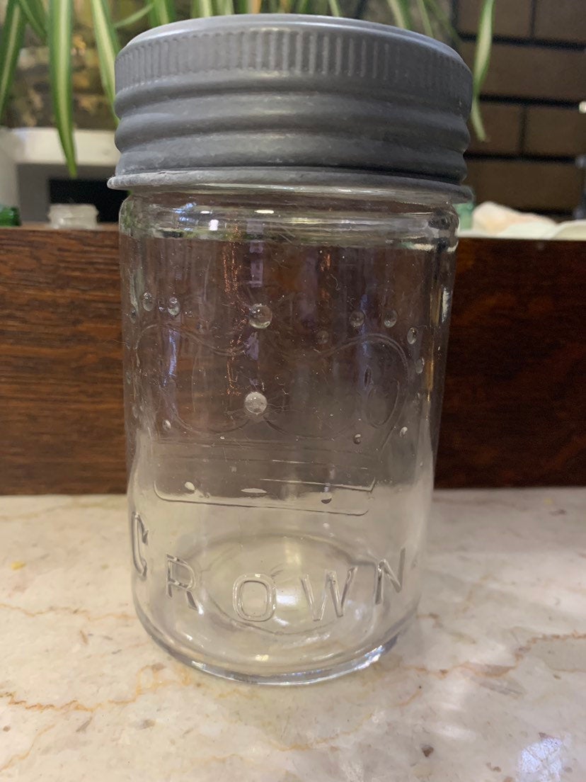 Vintage Crown Jar
