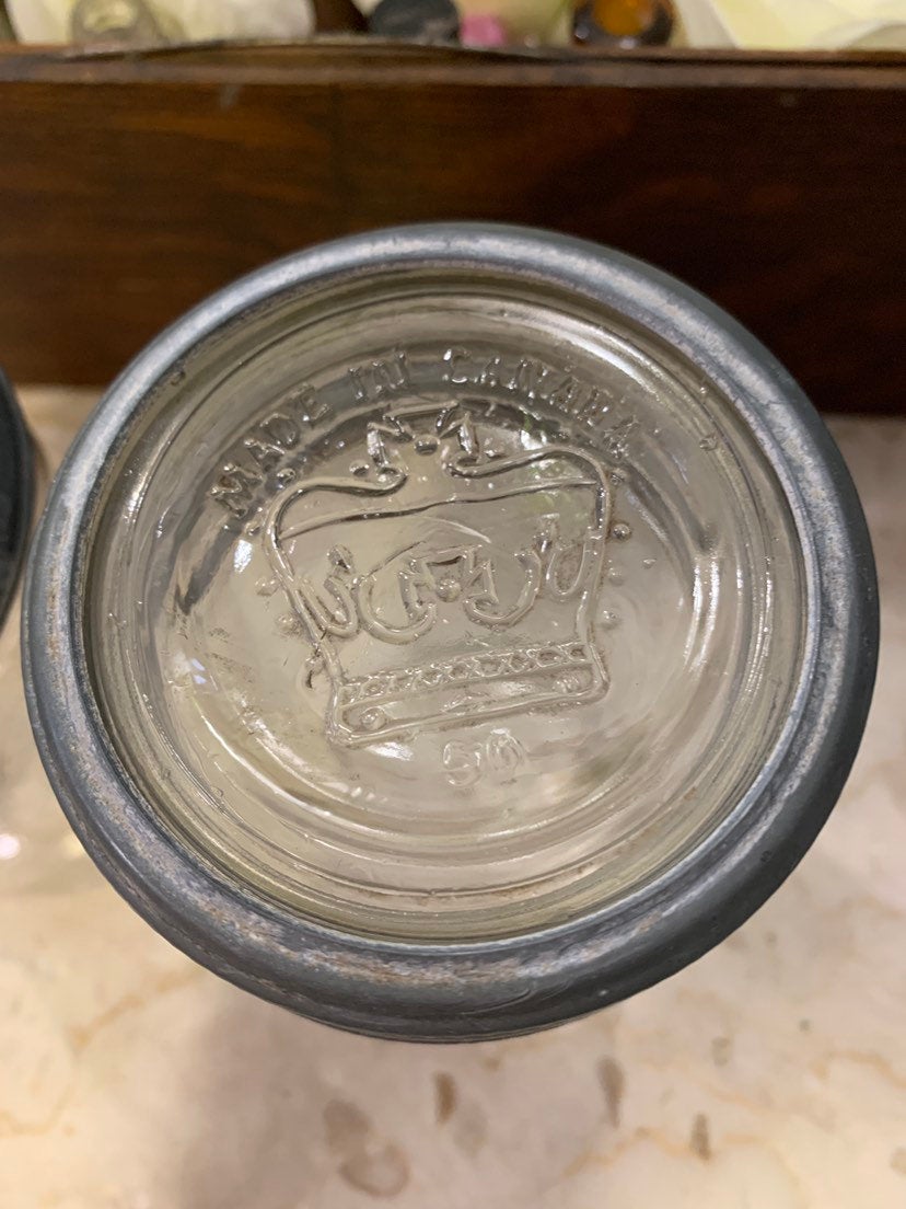 Vintage Crown Jar
