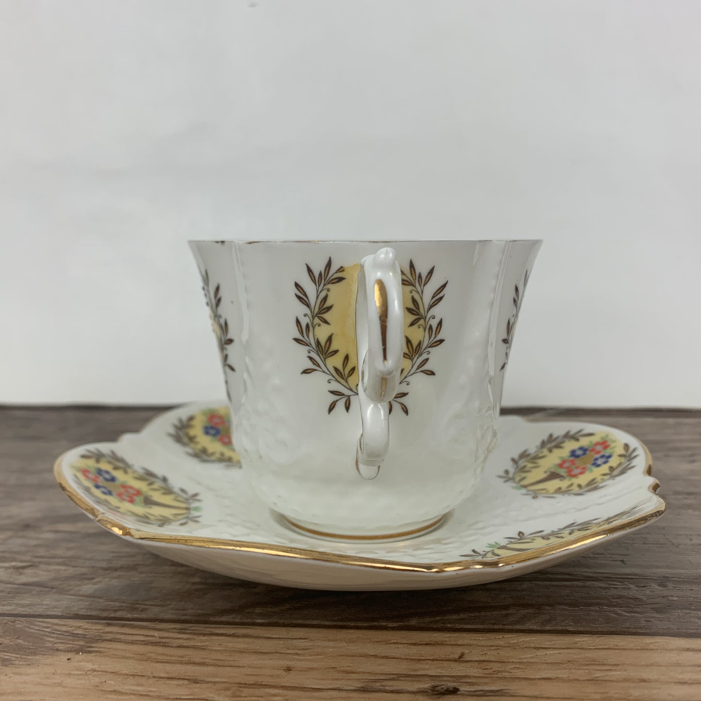 Aynsley Vintage Hand Painted Teacup and Saucer