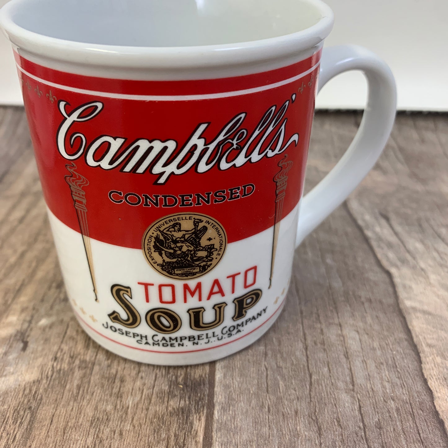 Pair of Campbells Soup Mugs, 125th Anniversary of Campbell’s Soup Commemorative Mug