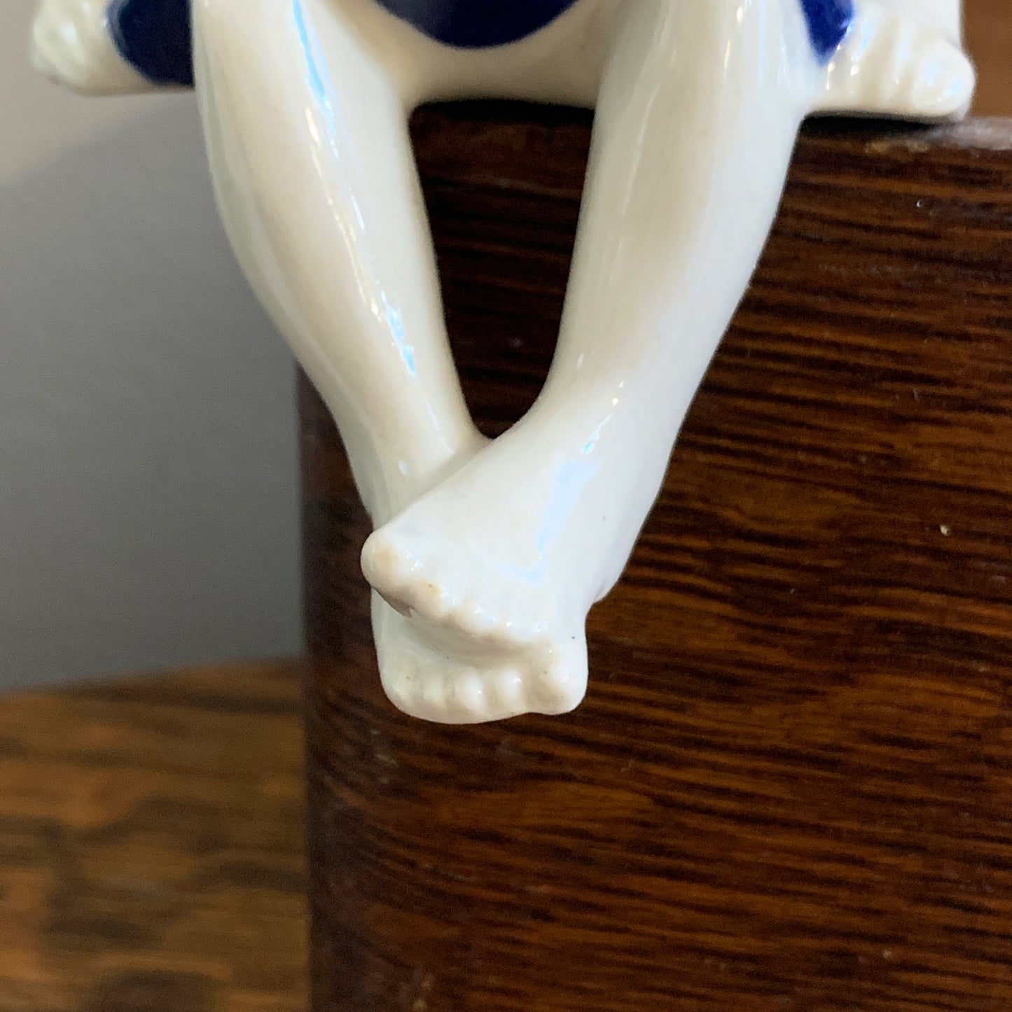 Vintage Ceramic Arts Studios Farm Girl Figurine Shelf Sitter Repaired