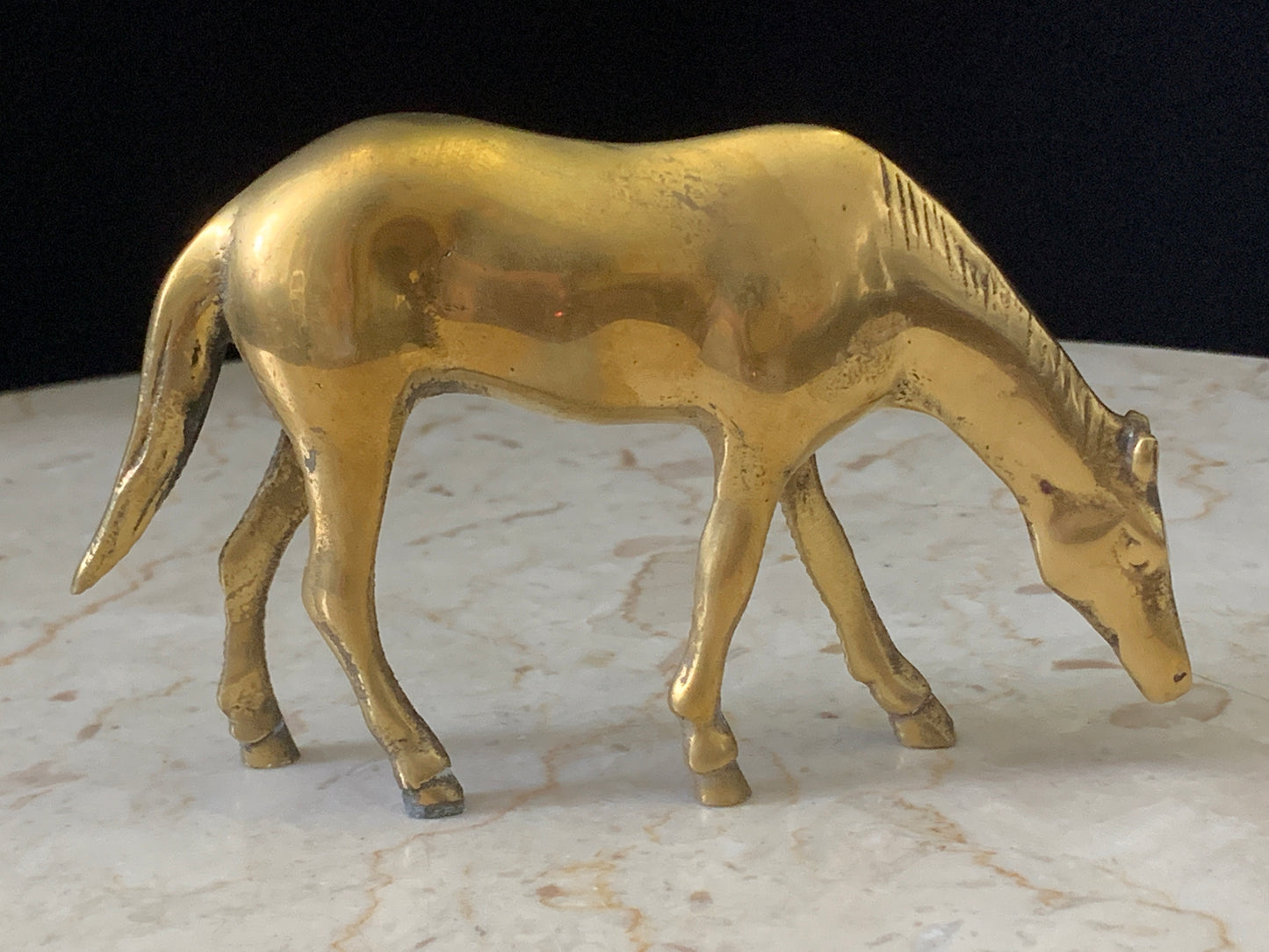 Vintage Brass Horse