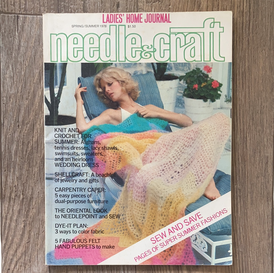 Vintage Needle and Craft Magazine Spring Summer 1976 edition
