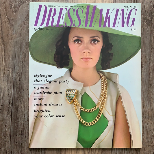 Dressmaking International Quarterly Spring Edition Tokyo Japan Sewing Pattern Book