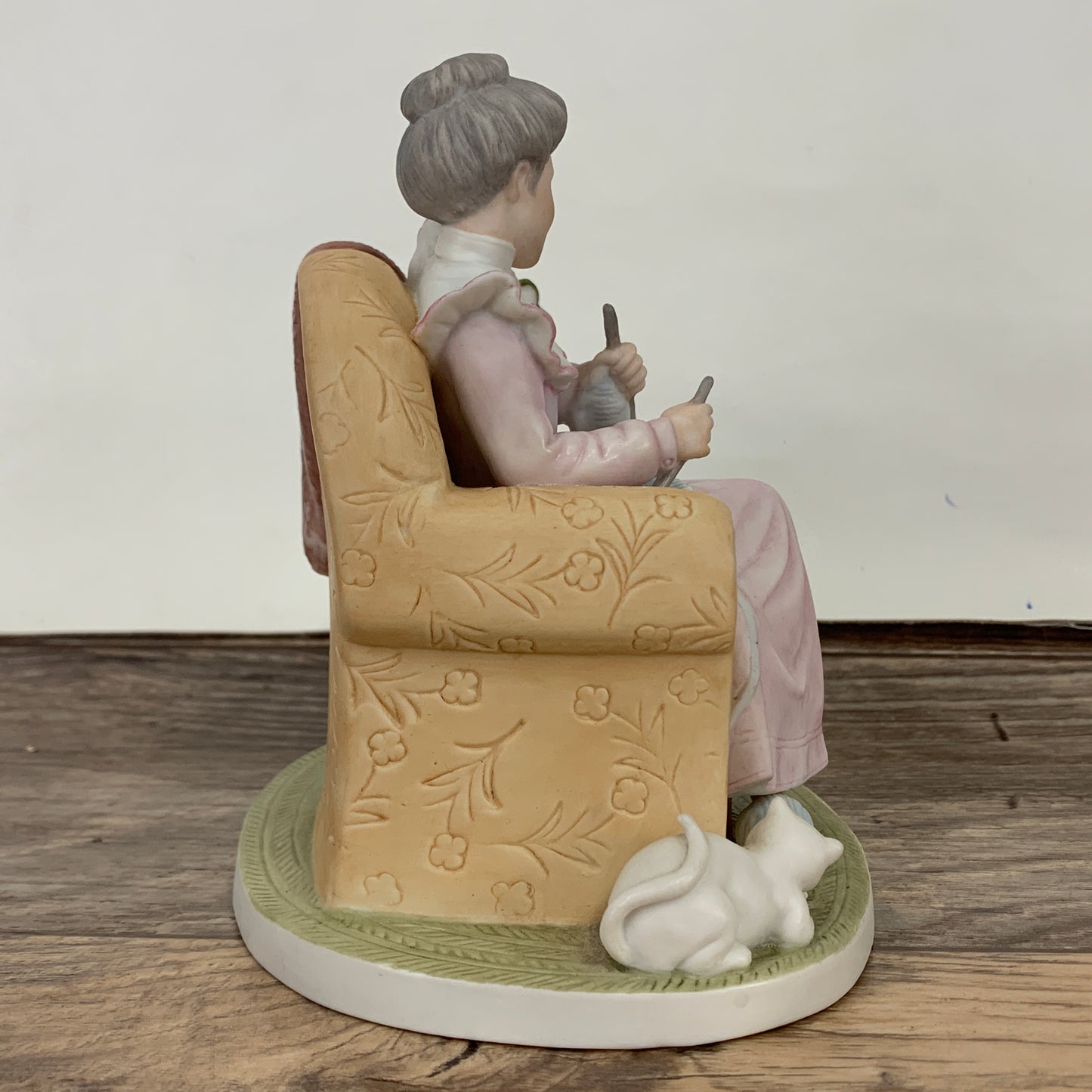 Vintage Enesco Look Grandma Figurine, Third in the Grandma and Grandson Series