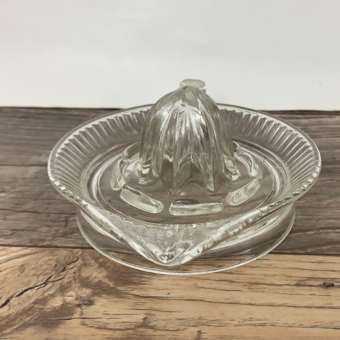 Vintage glass shop lemon juicer