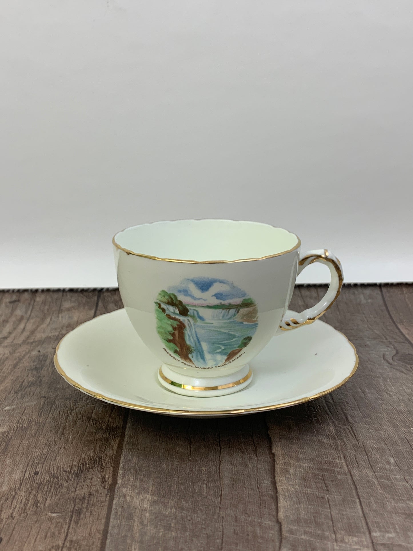 Vintage Niagara Falls Maid of the Mist Souvenir Teacup and Saucer