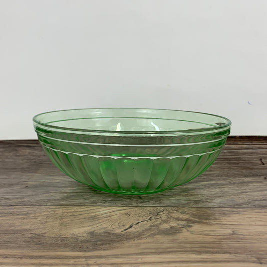 Vintage Green Depression Glass Aurora Pattern Cereal Bowl Hazel Atlas Glass Company