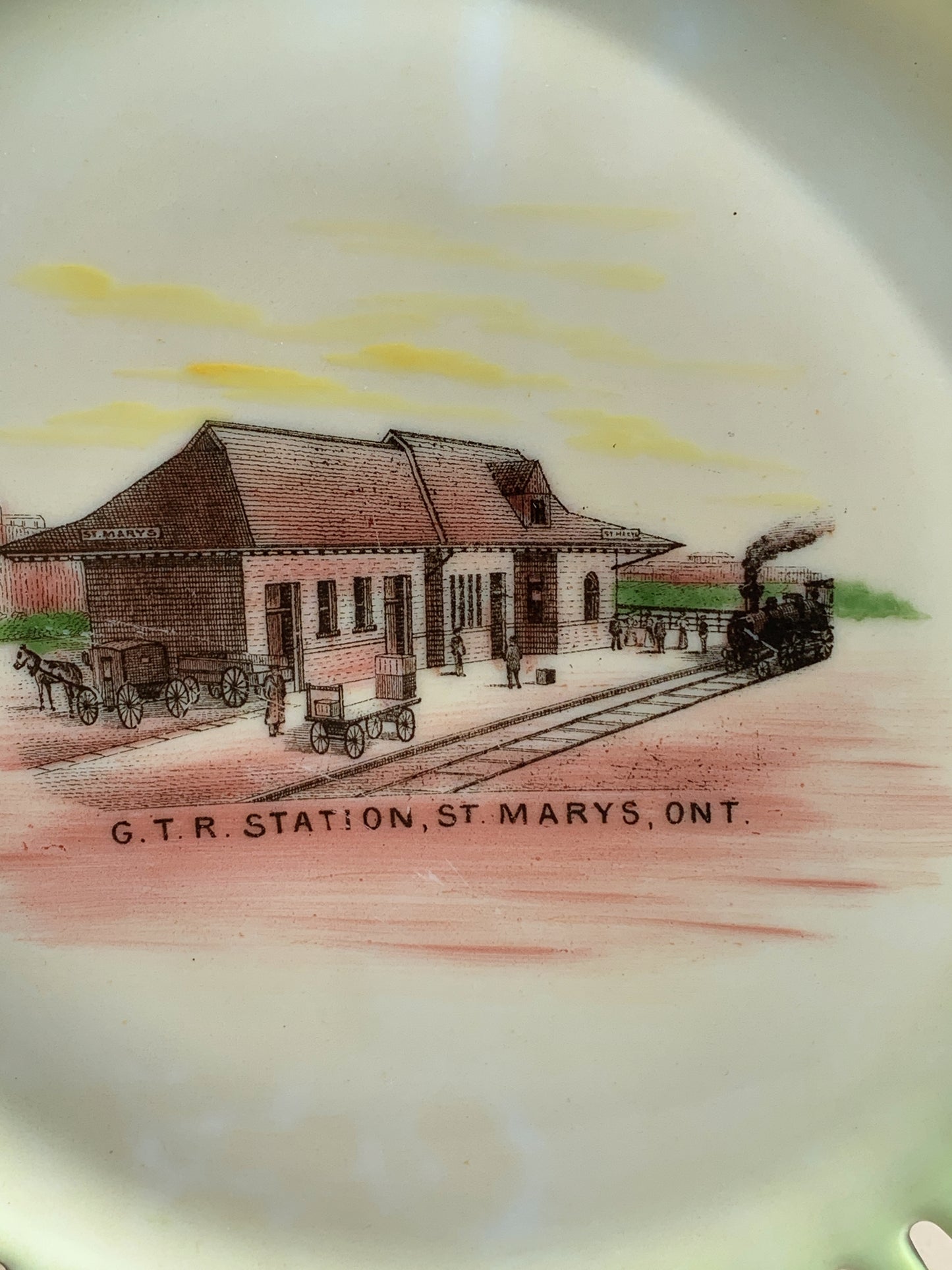 St Mary s Ontario Train Station Collector Plate