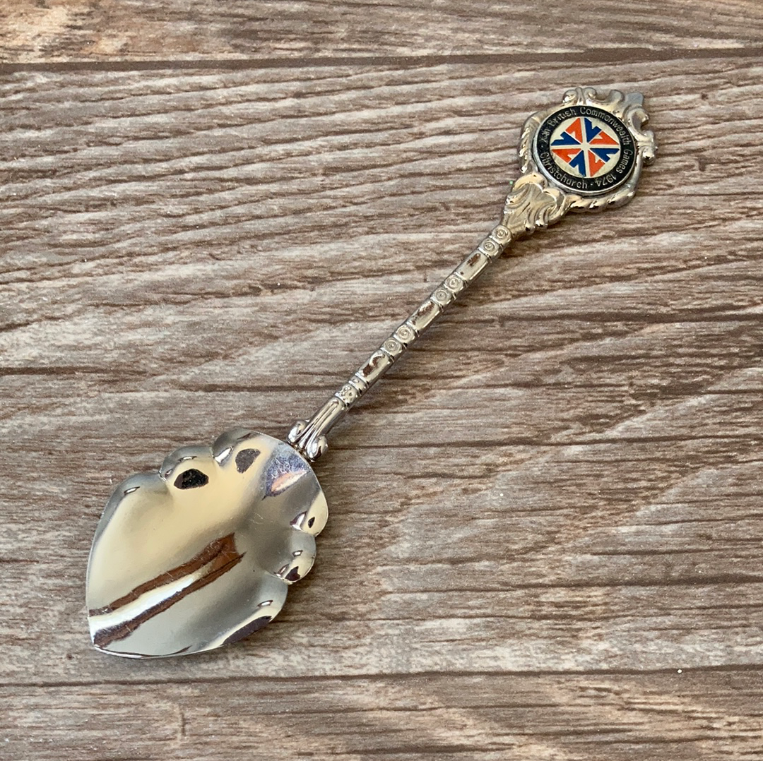 1974 British Commonwealth Games Christchurch New Zealand Collectible Souvenir Spoon