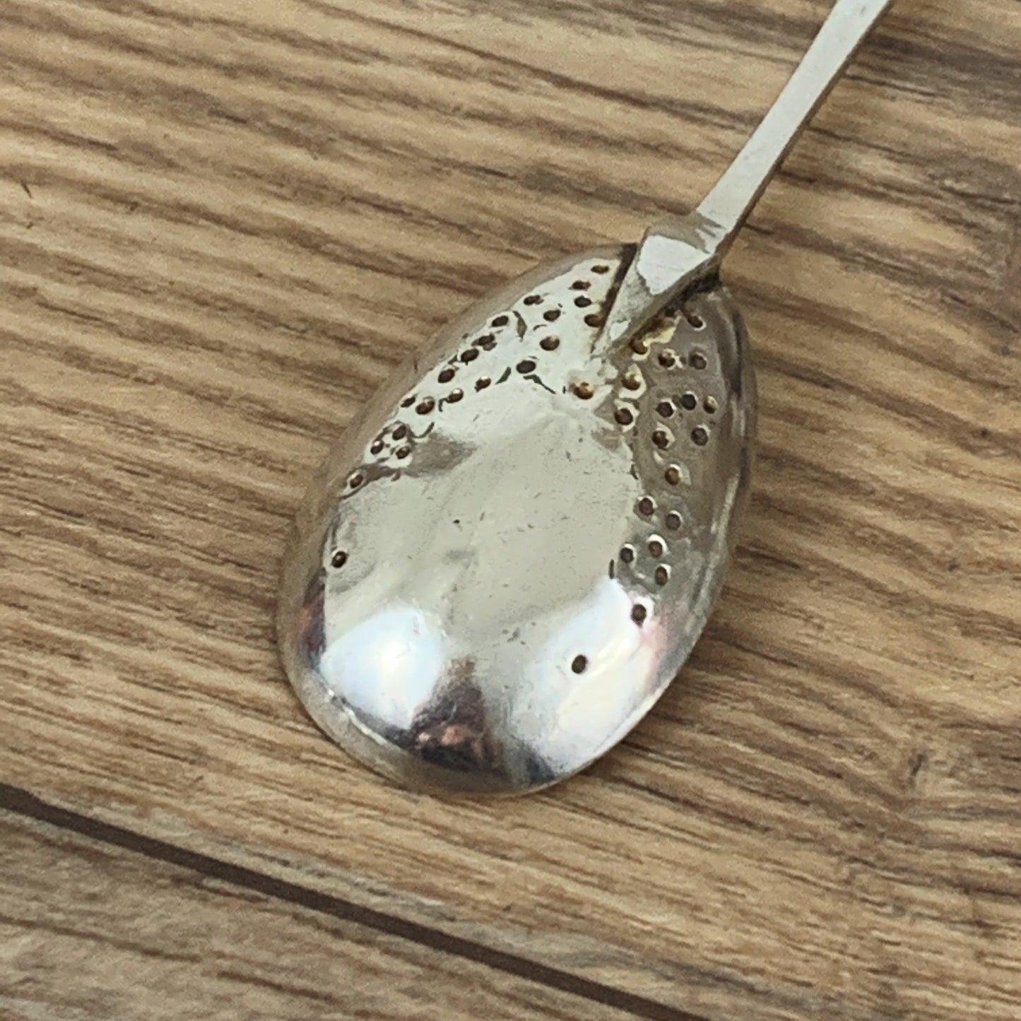 Vintage Silver Plated Spoon with Decorative Handle and Bowl