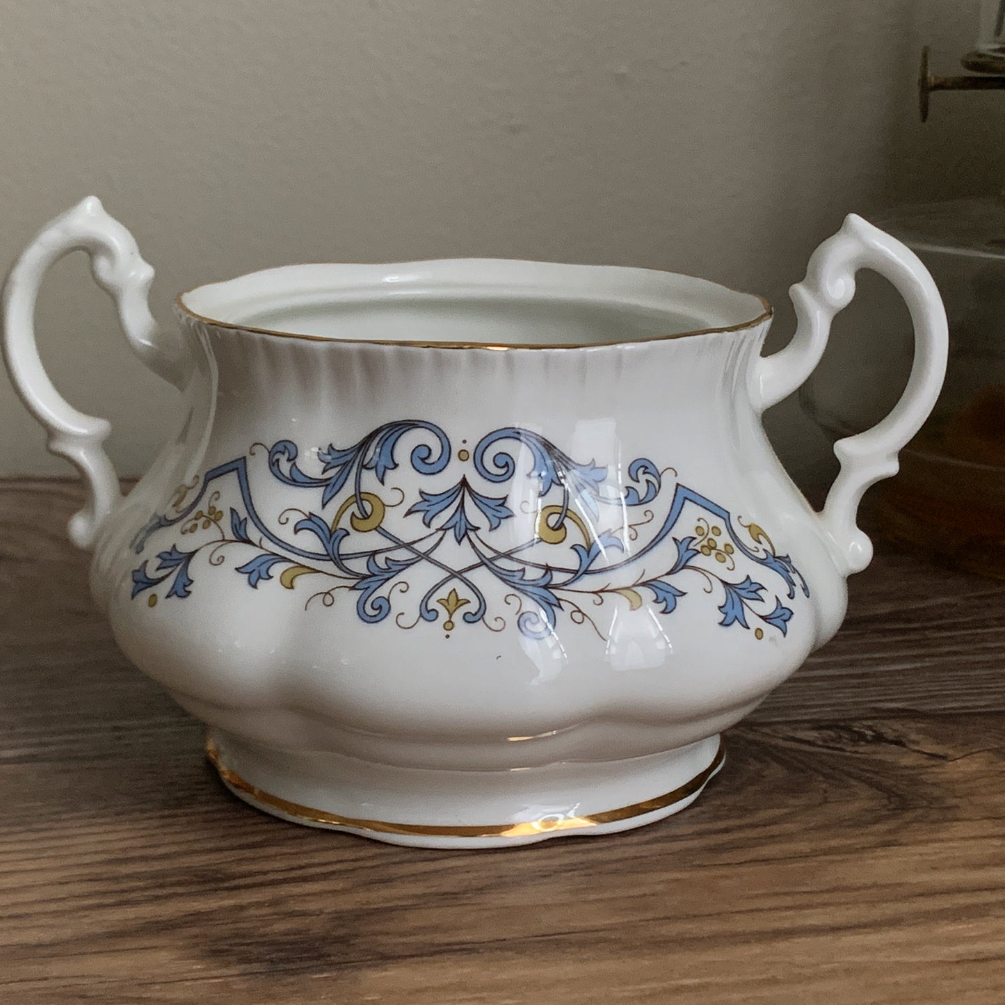 Royal Standard Sugar Bowl Blue and Gold Trim Wedding Gifts