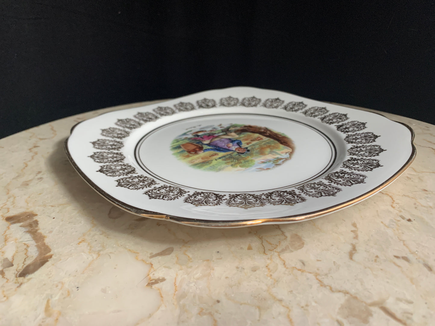 Vintage China Decorative Plate Charles Dickens' Mr Pickwick