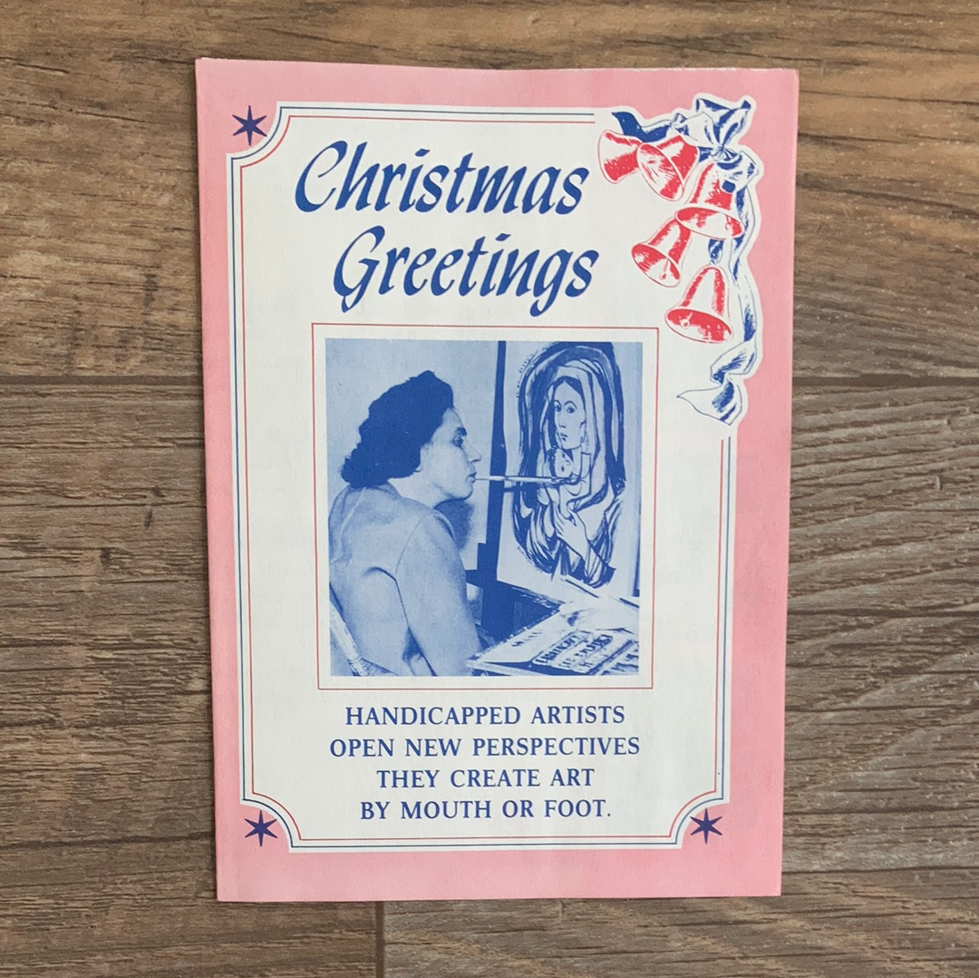 Vintage 1970s Christmas Cards Lot of 2 Junk Journal Paper Ephemera Scrap book Supply Vintage Christmas
