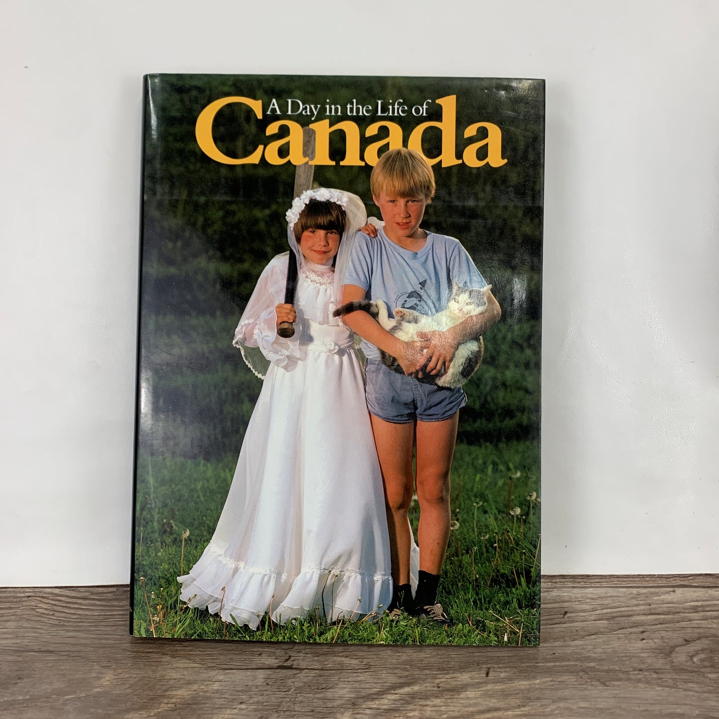 A Day in the Life of Canada Coffee Table Book, Vintage 1984 Photography Book